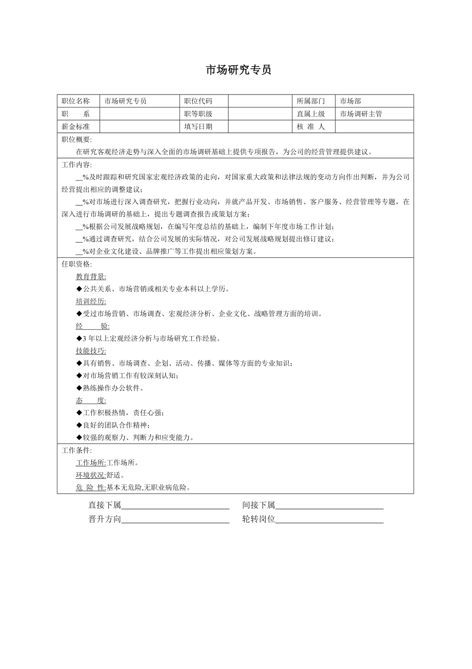 市场研究专员.doc_第1页