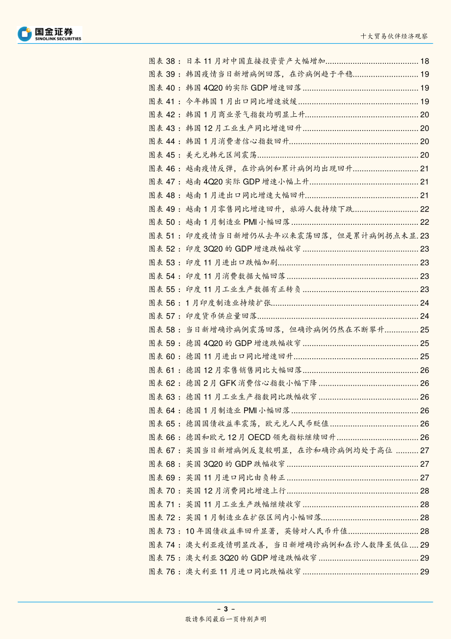 十大贸易伙伴经济观察：疫苗疫情拉锯下全球经济复苏节奏如何？-20210208-国金证券-33页 (2).pdf_第3页