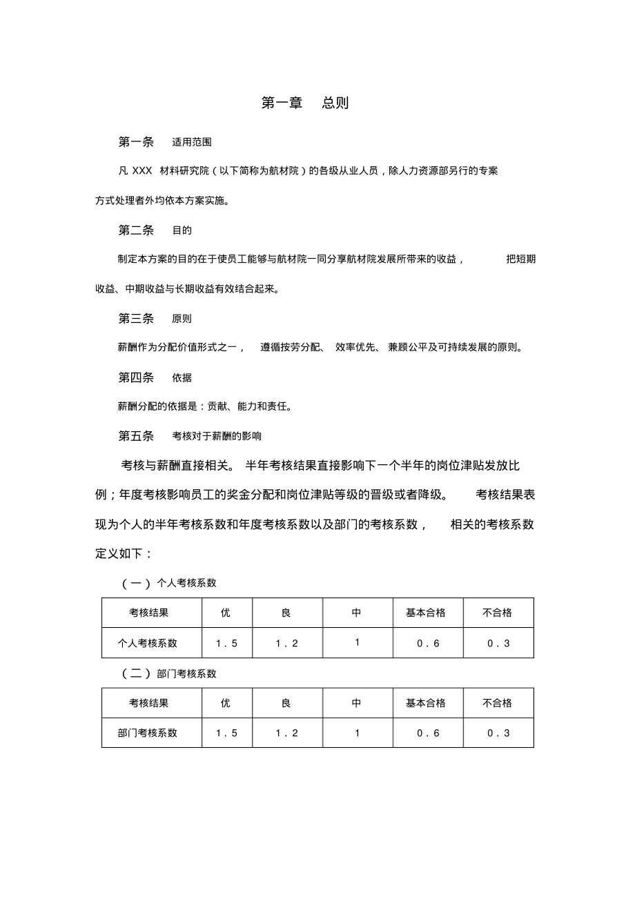 某材料研究院薪酬设计方案.pdf_第2页