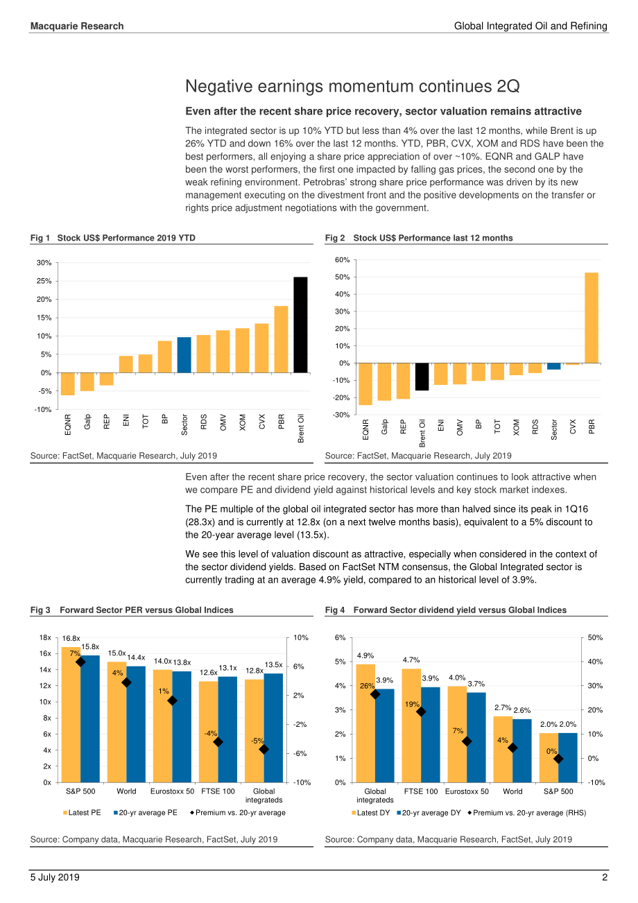 麦格理-全球-石油与天然气行业-全球整装石油与炼油：第二季度盈利继续呈现负增长势头-2019.7.5-44页 (2).pdf_第3页
