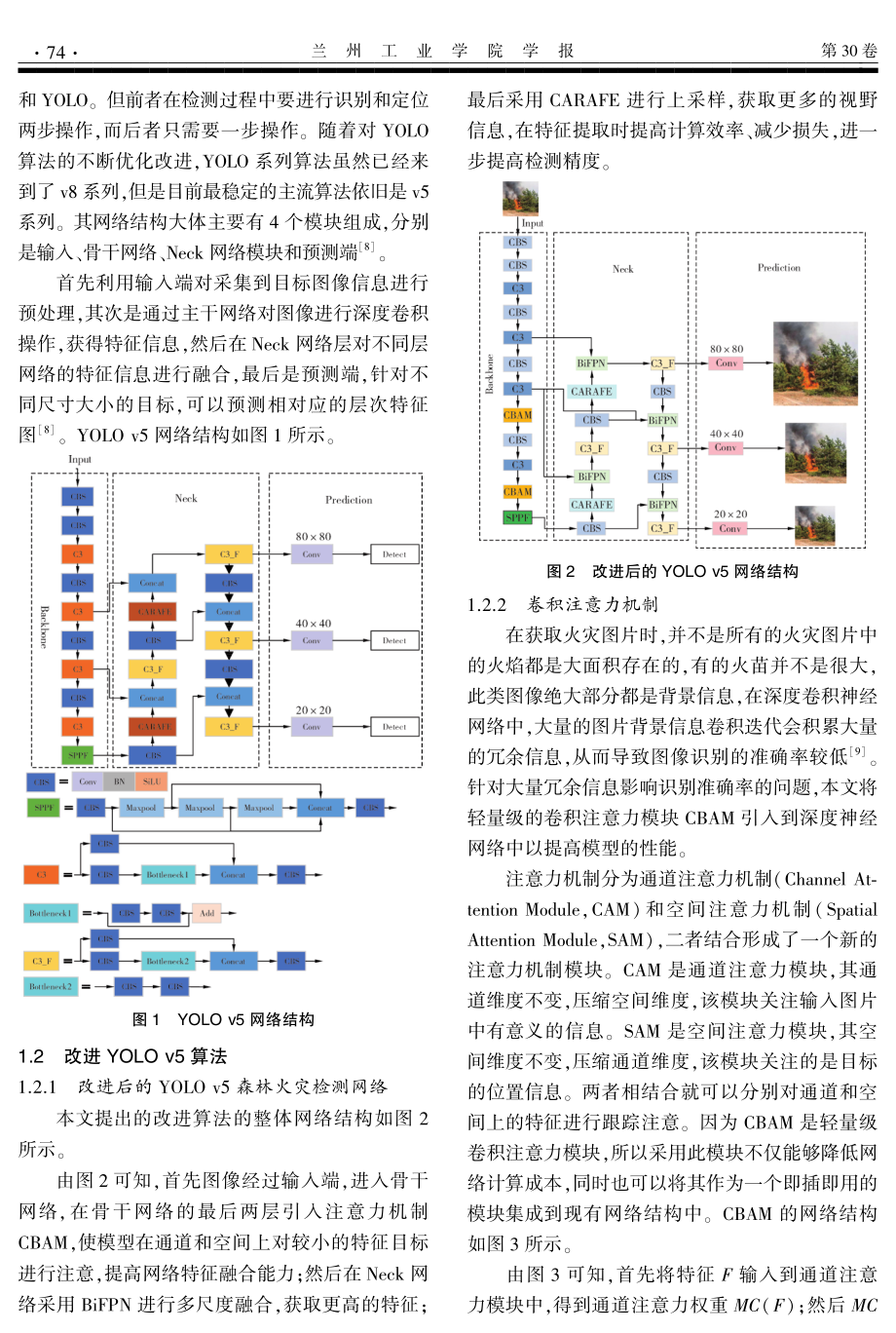 基于改进YOLO v5的森林火灾检测算法研究.pdf_第2页