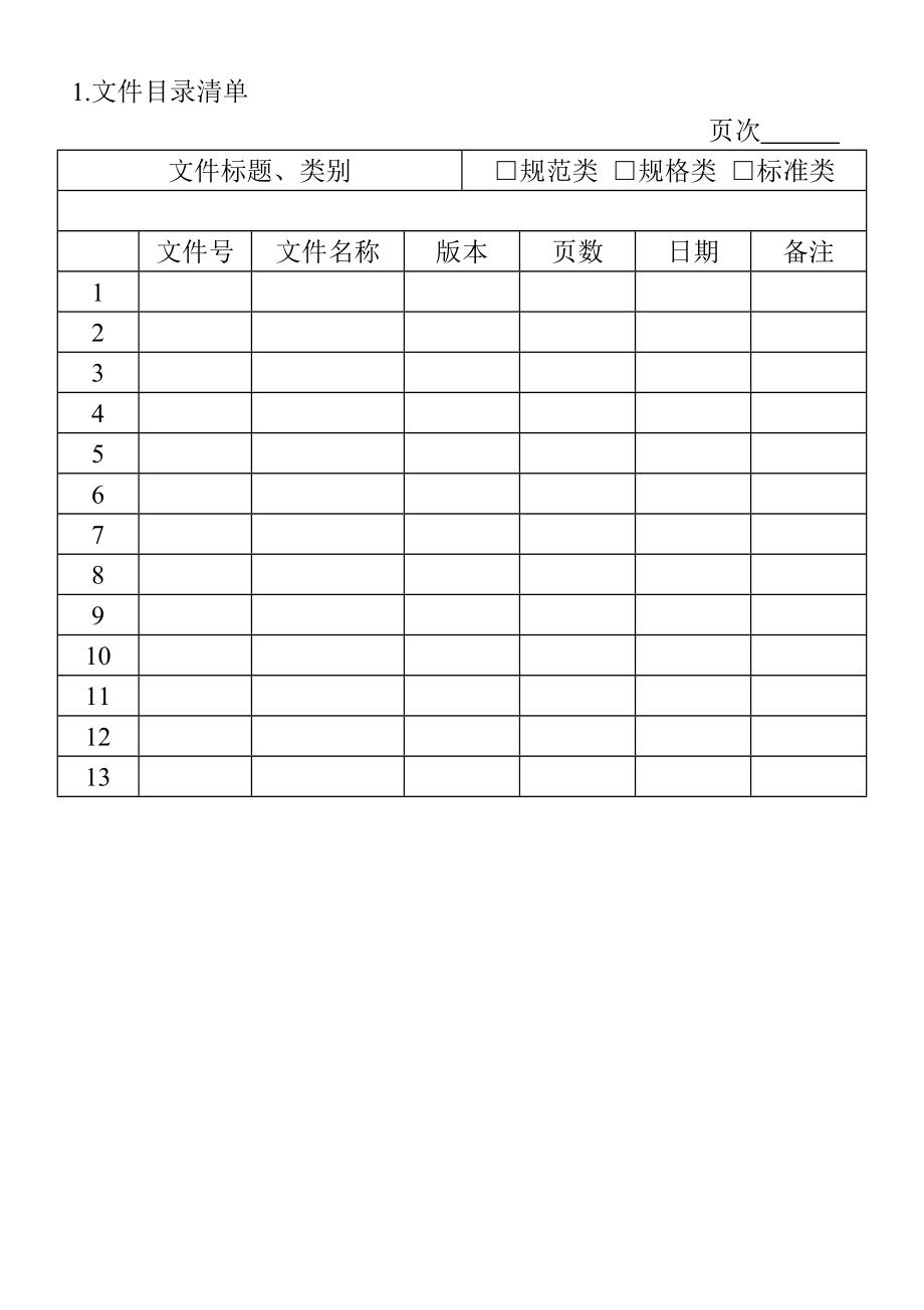 01.文件目录清单.doc_第1页