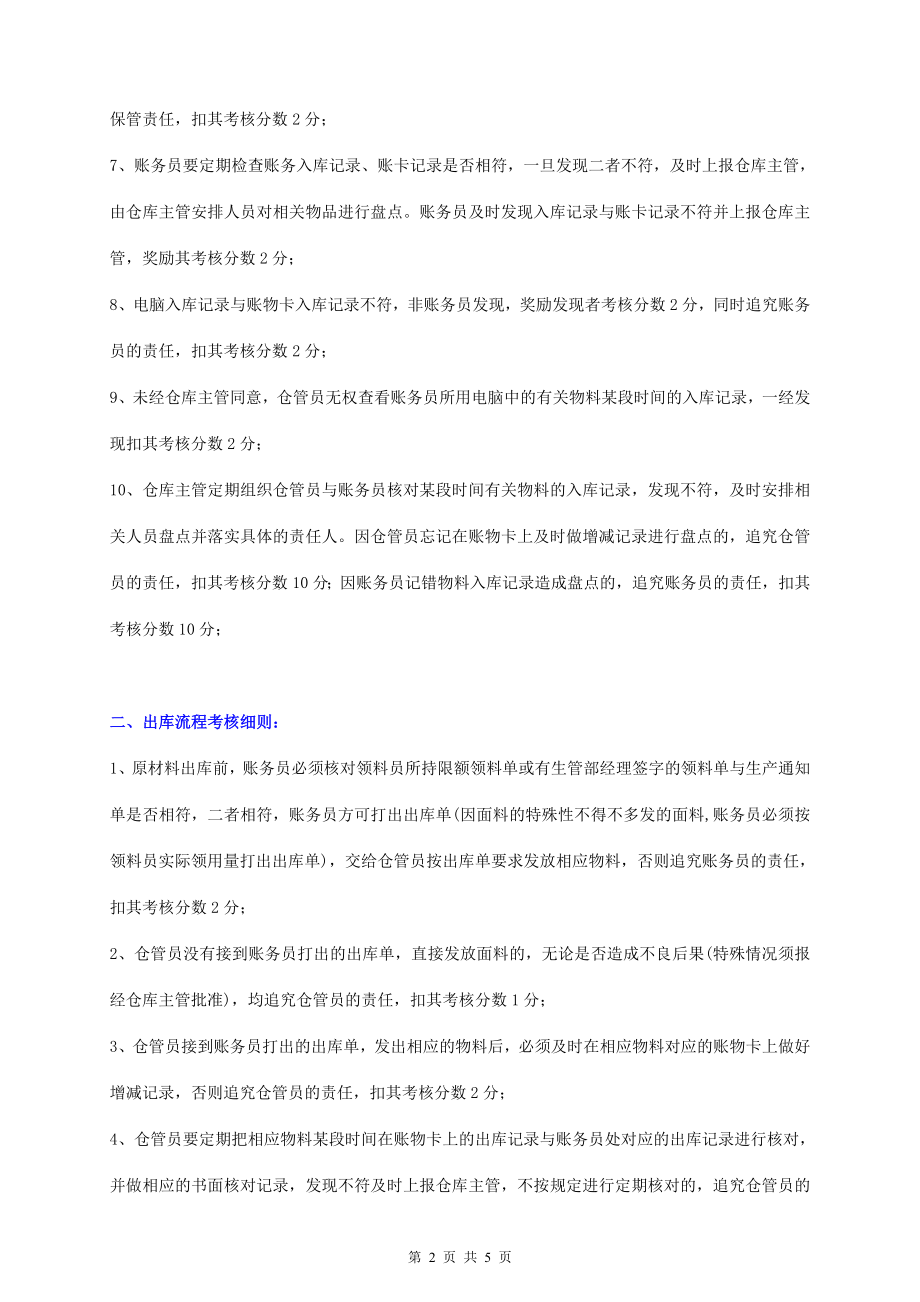 仓库部门员工绩效考核方案.doc_第2页