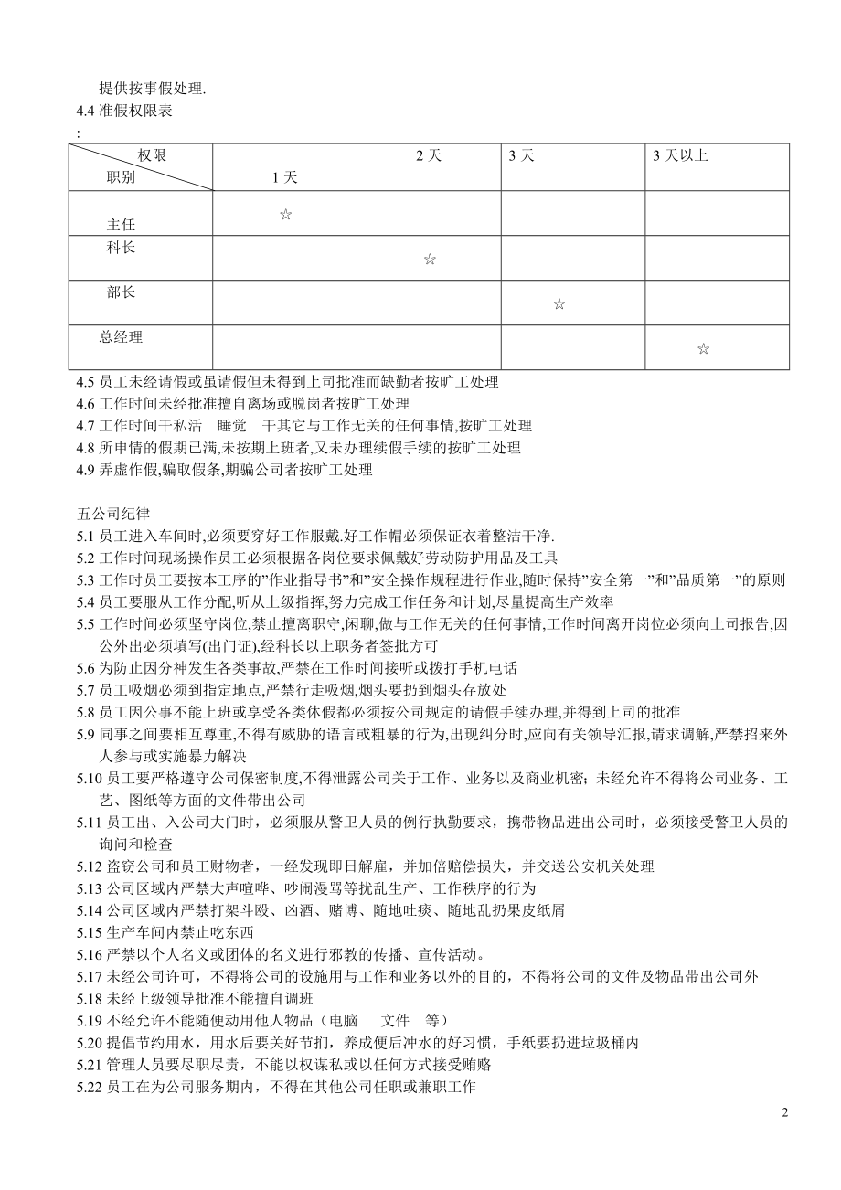 公司管理规章制度 (2).doc_第2页