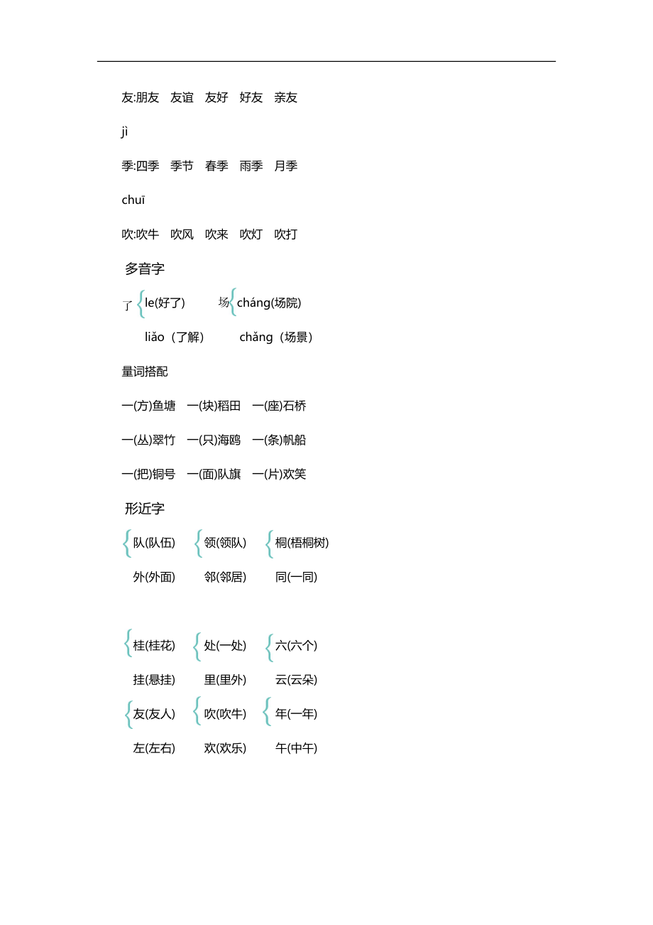 二（上）语文第二单元知识重点 (2).docx_第3页