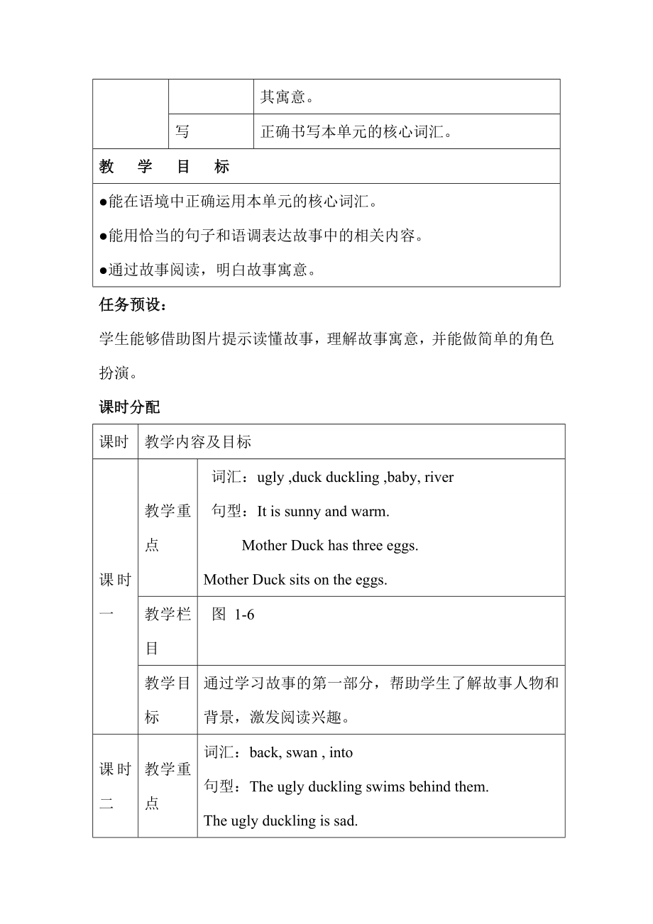 unit 12 ugly duckling 教案.doc_第2页