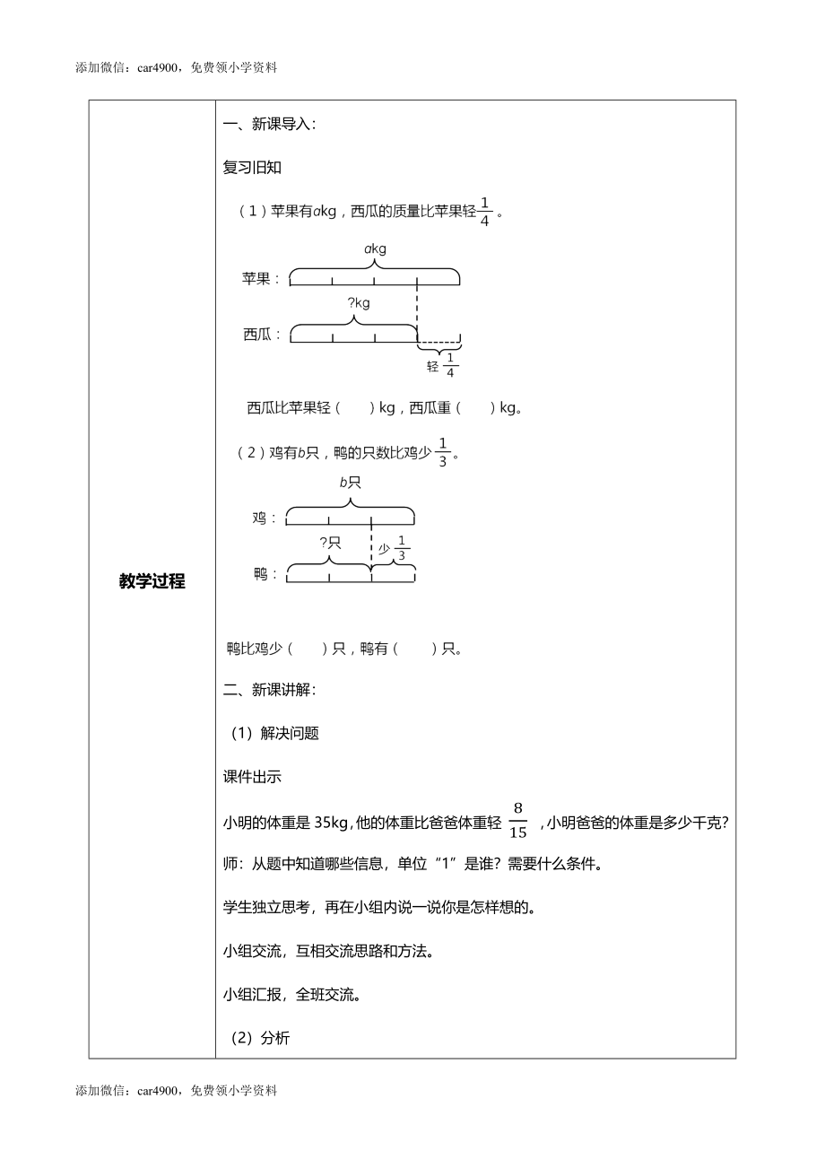 人教版小学数学六年级上册3.6《分数除法的应用（2）》教学设计.docx_第2页