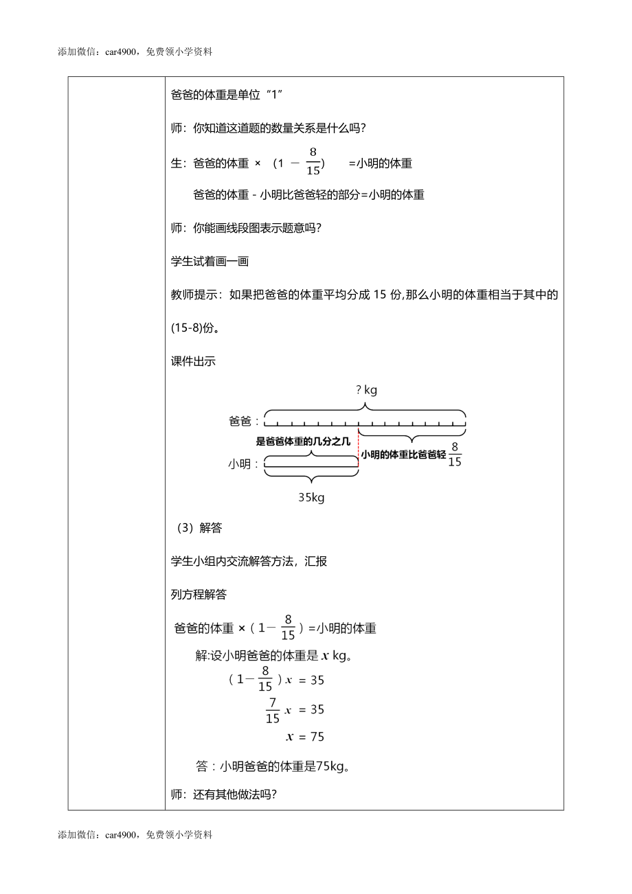 人教版小学数学六年级上册3.6《分数除法的应用（2）》教学设计.docx_第3页