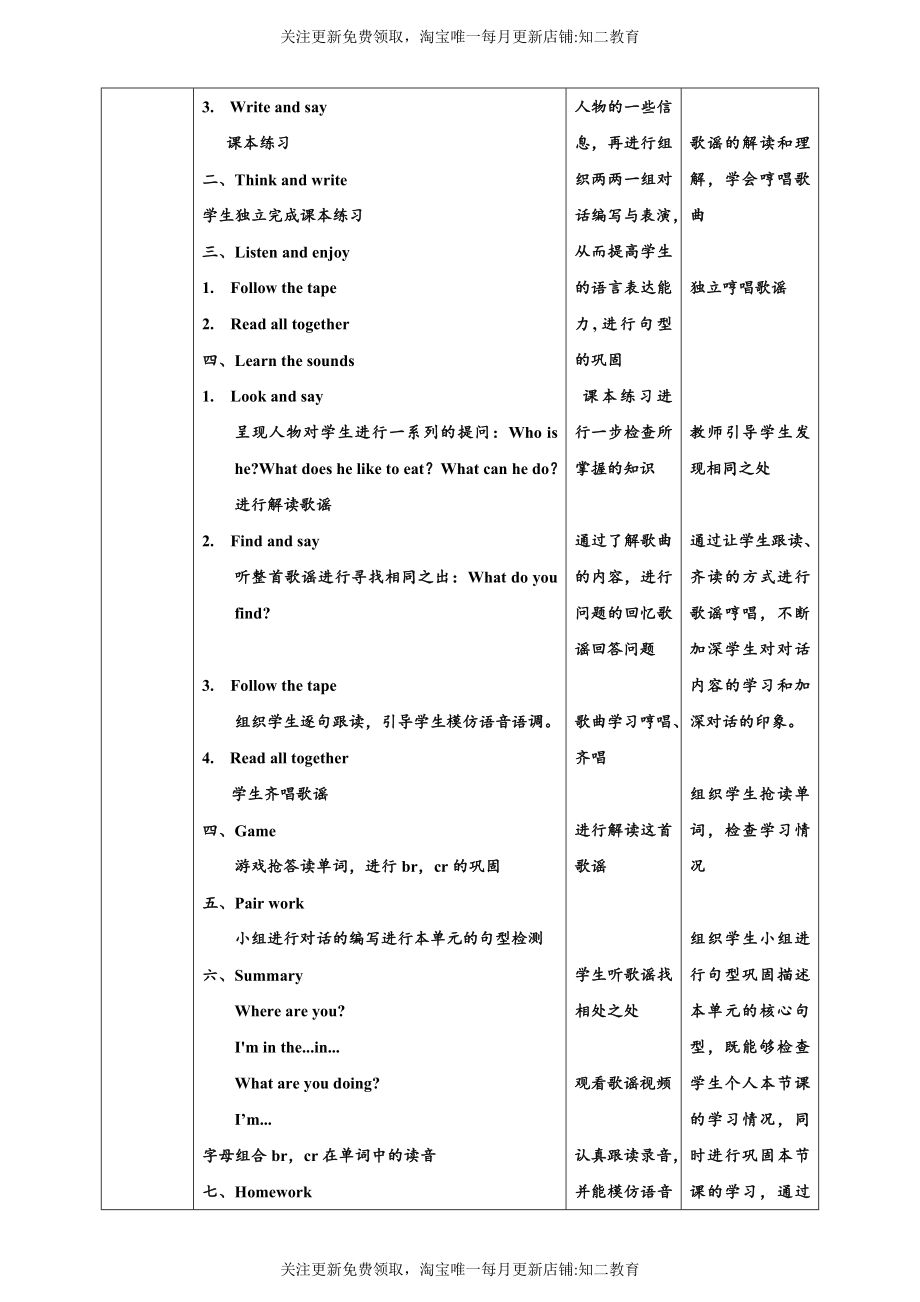 【核心素养目标】Unit6 Family life第三课时 同步教案.doc_第3页