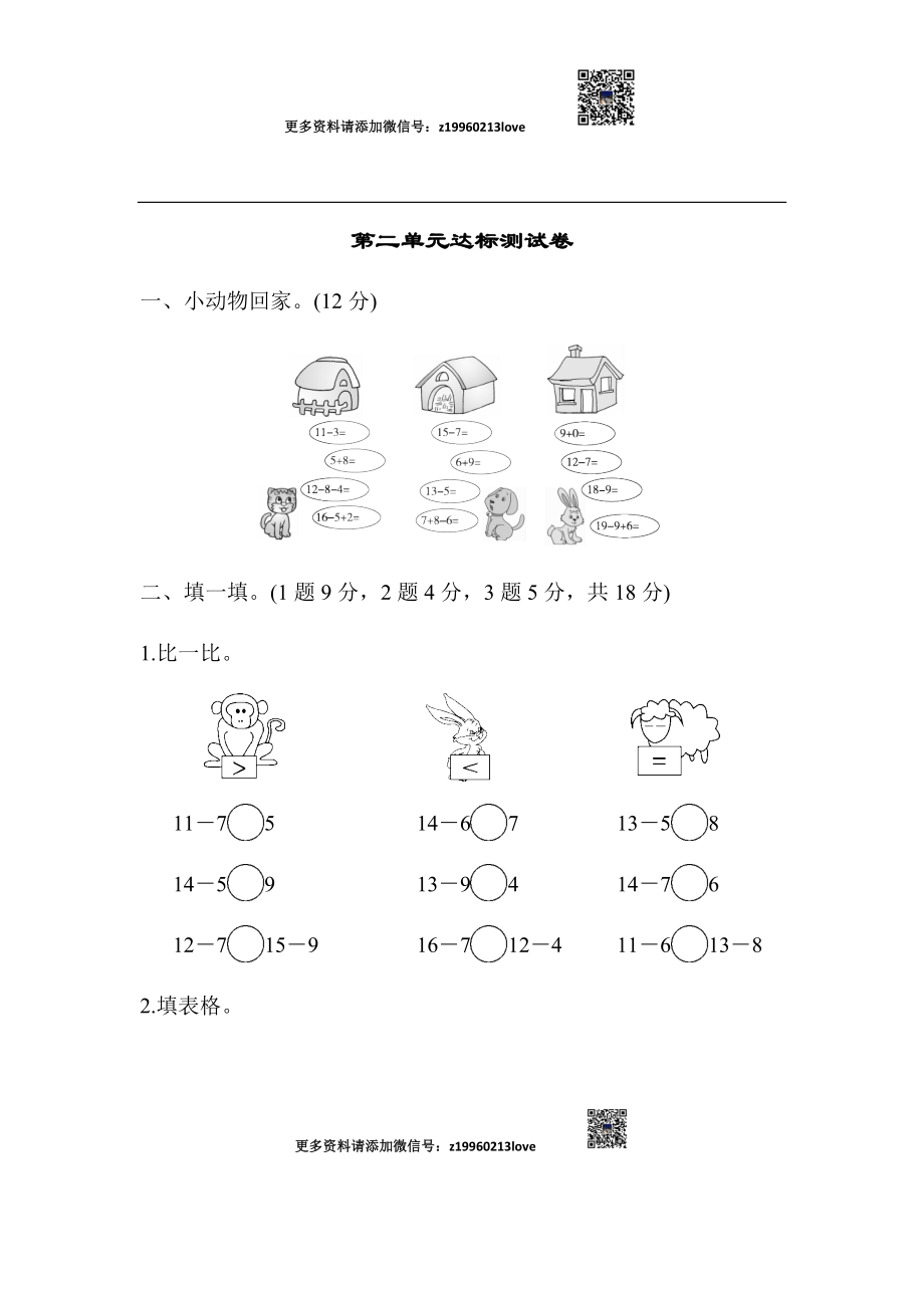 第二单元达标测试卷(1).docx_第1页