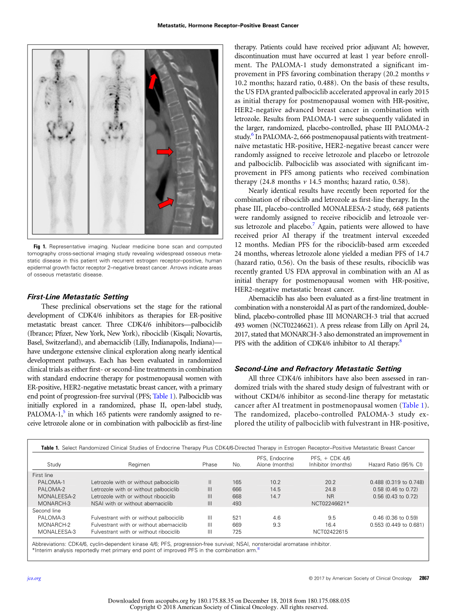 Blocking the Cycle Cyclin-Dependent Kinase 4 6 Inhibitors in Metastatic, Hormone Receptor–Positive Breast Cancer.pdf_第2页