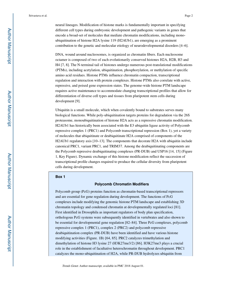 Srivastava-2017-Histone H2A Monoubiquitination.pdf_第2页