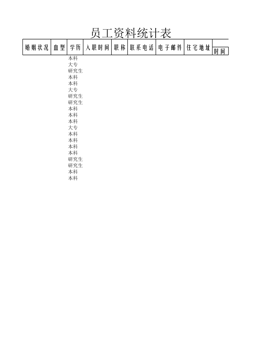 员工工龄统计表.xlsx_第2页