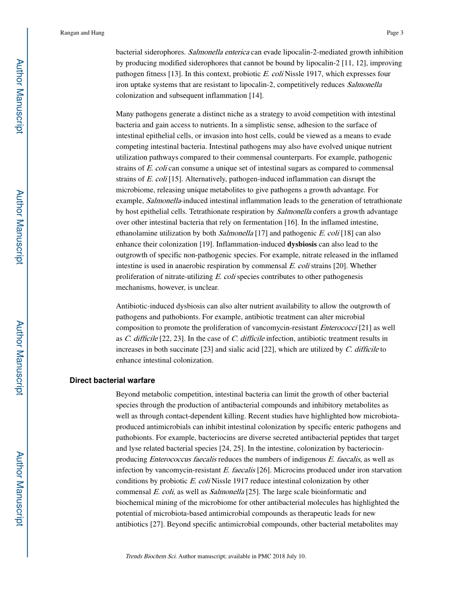 Biochemical mechanisms of pathogen restriction by intestinal bacteria.pdf_第3页