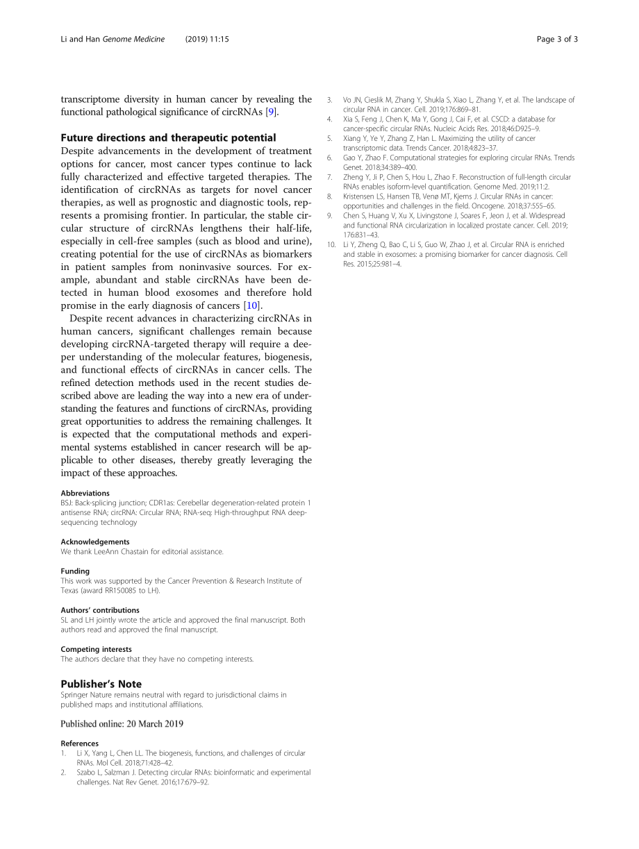 Circular RNAs as promising biomarkers in cance.pdf_第3页