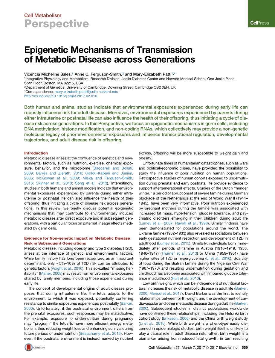 Sales-2017-Epigenetic Mechanisms of Transmissi.pdf_第1页