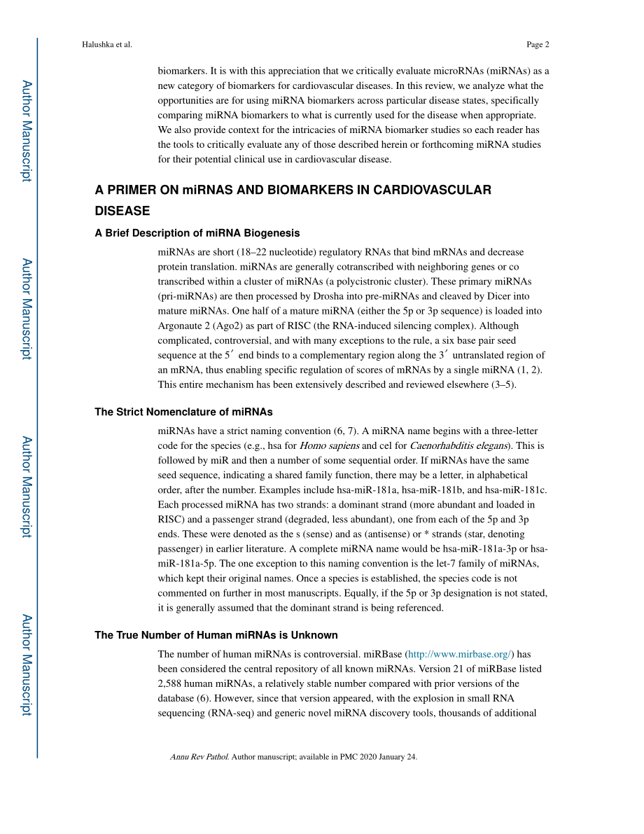 Opportunities for microRNAs in the Crowded Fie.pdf_第2页