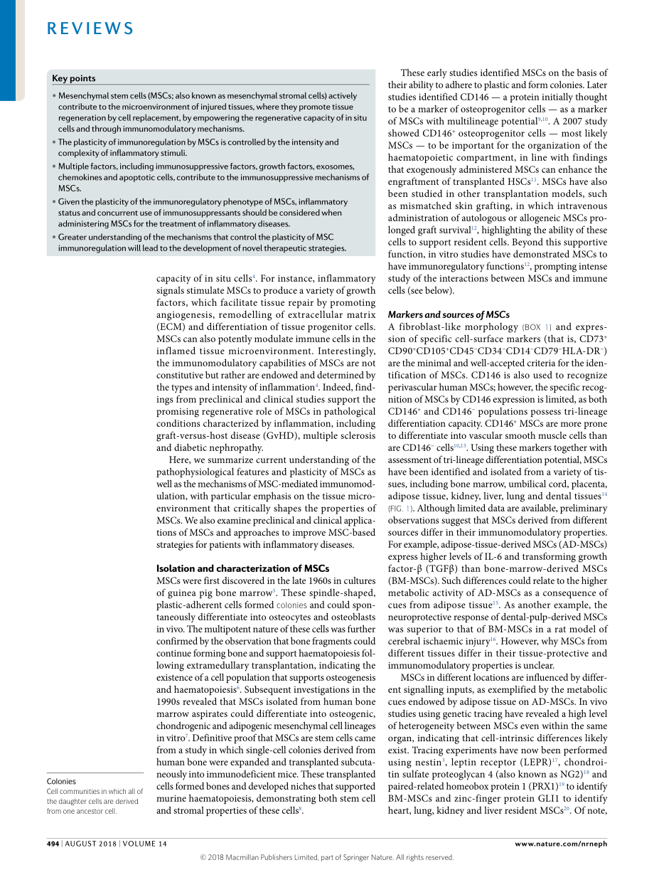 Shi-2018-Immunoregulatory mechanisms of mesenc.pdf_第2页