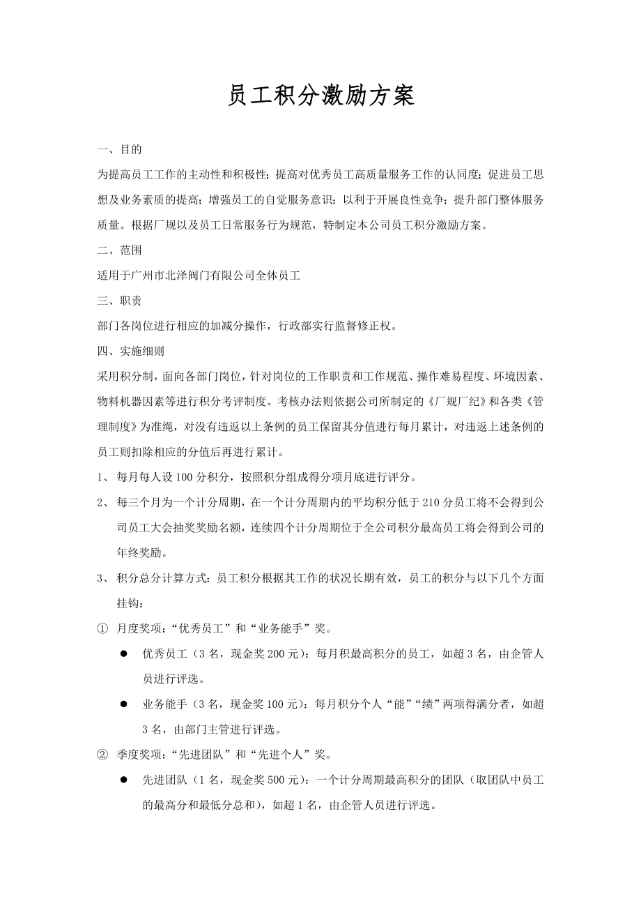 员工积分激励机制.doc_第1页