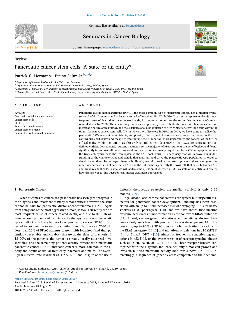 Hermann-2018-Pancreatic cancer stem cells_ A s.pdf_第1页