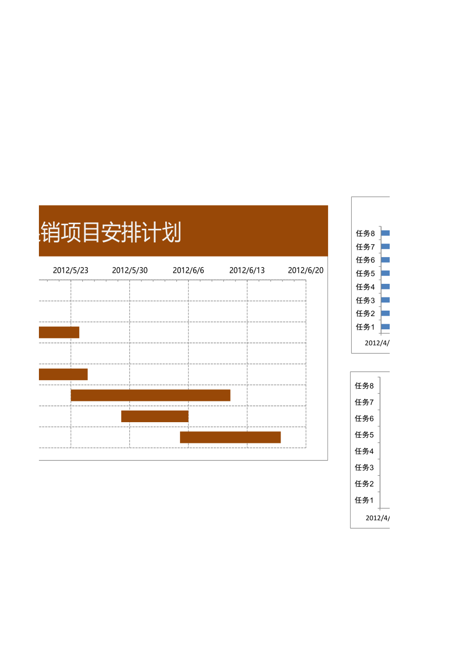 项目进度安排计划图-（甘特图）1.xlsx_第3页