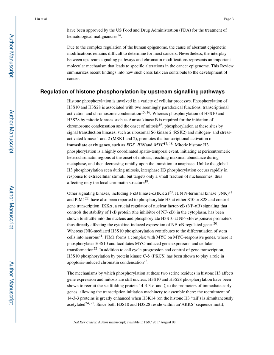 Beyond transcription factors-how oncogenic signaling reshapes the epigenetic landscape.pdf_第3页