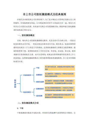 非上市公司股权激励模式及经典案例(2015.01) (2).docx