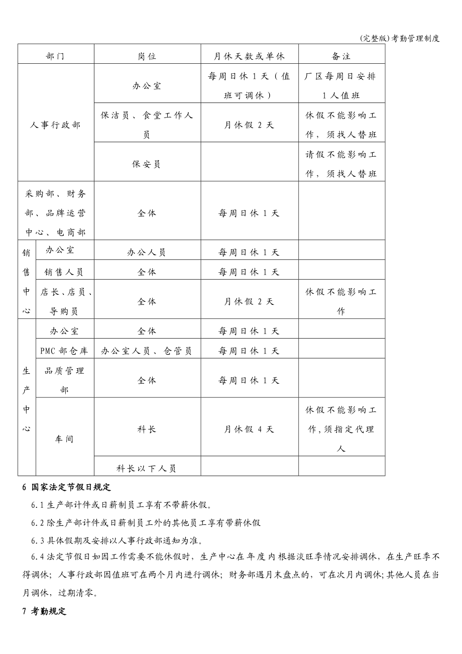 00-【管理制度】-02-考勤管理制度.doc_第2页