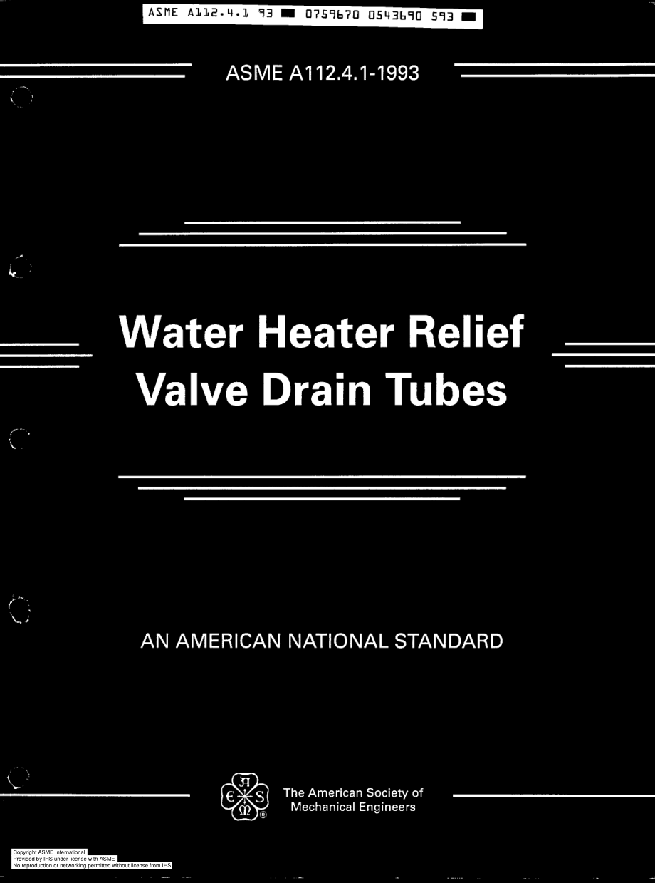 副本(1)[www.staffempire.com]-ASME A112.4.1-1993 (R2002) Water Heater Relief Valve Drain Tubes.pdf_第1页