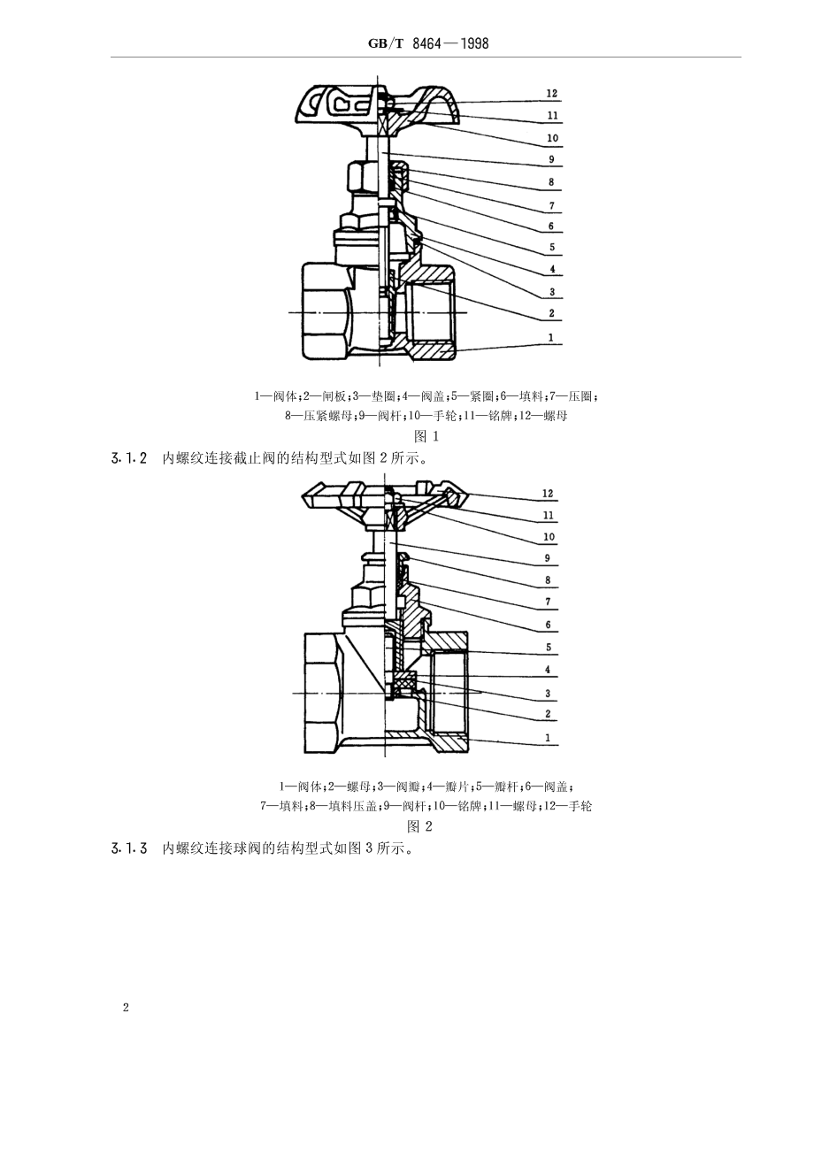 [www.staffempire.com]-GBT 8464-1998 水暖用内螺纹连接阀门.pdf_第3页