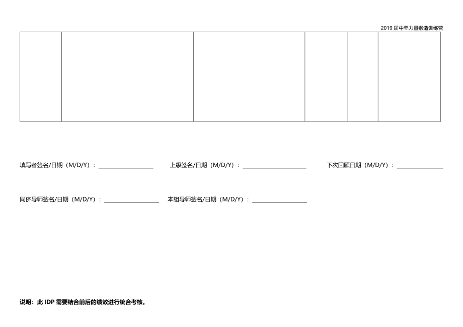 【表格】个人发展计划（IDP）4.docx_第2页