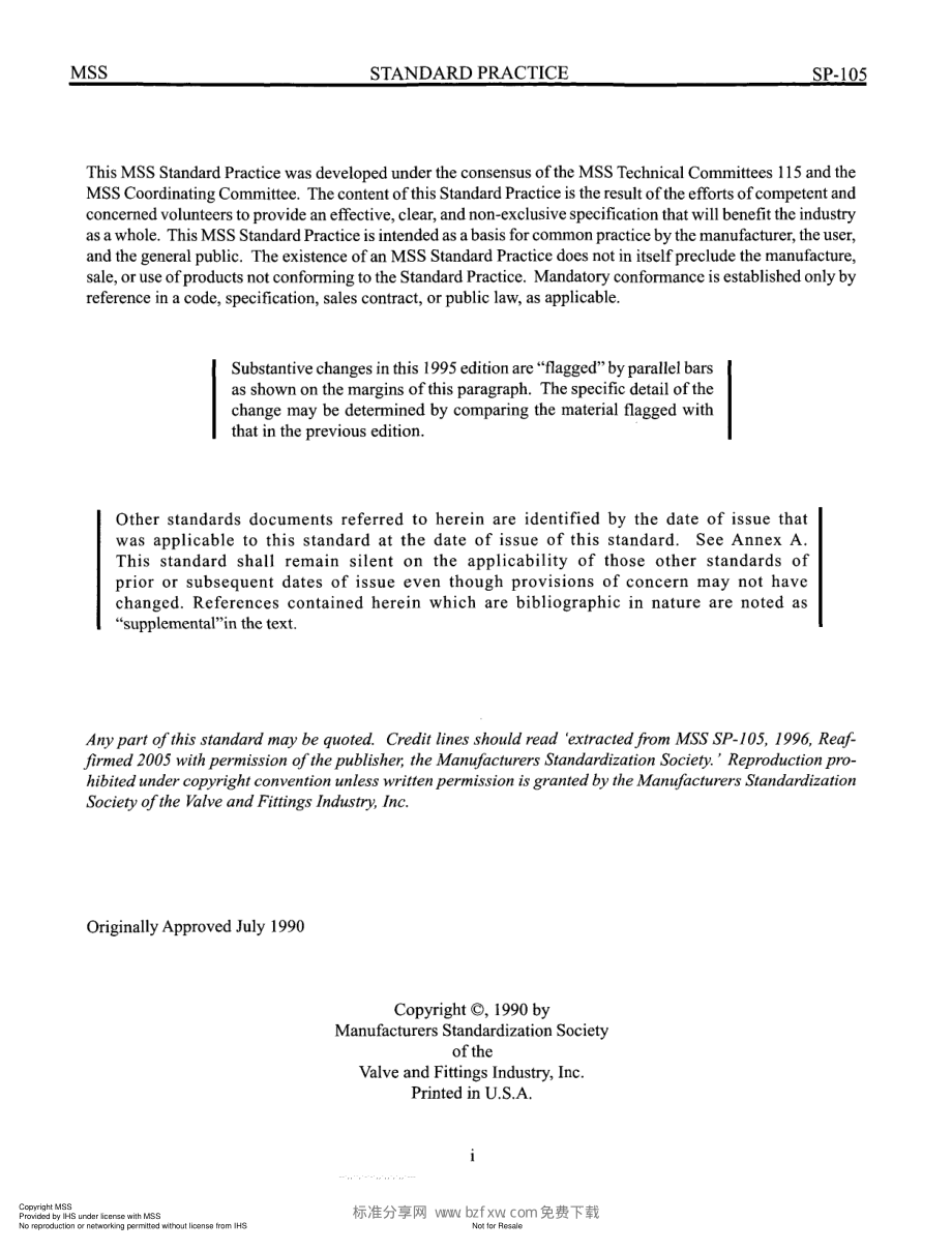 [www.staffempire.com]-MSS SP-105-1996(R2005) Instrument Valves for Code Applications.pdf_第2页