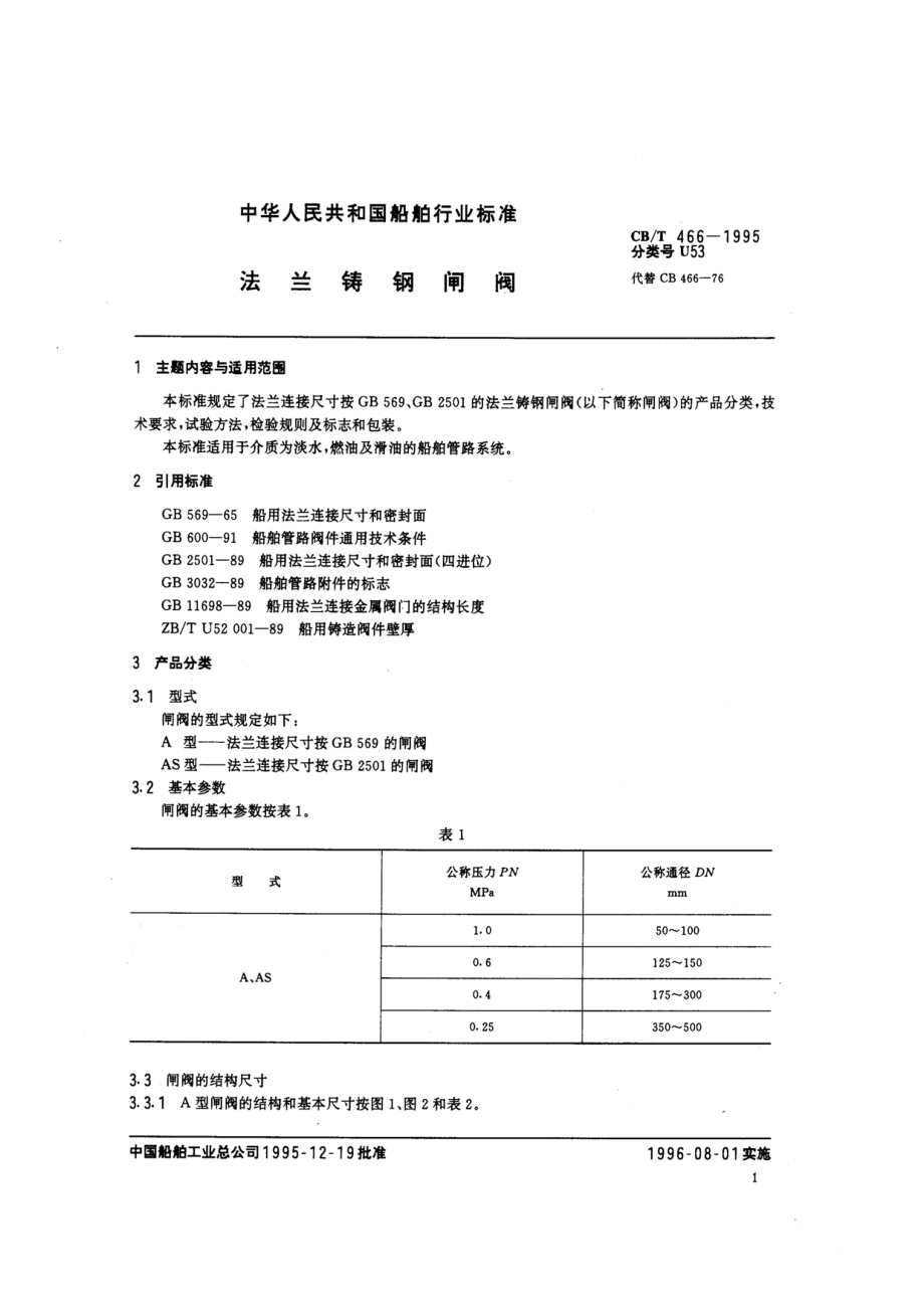 [www.staffempire.com]-CBT466-1995法兰铸钢闸阀.pdf_第2页