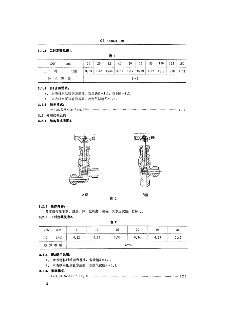 [www.staffempire.com]-CB 1098.3-1989 船用阀门制造工时定额 装配.pdf_第3页