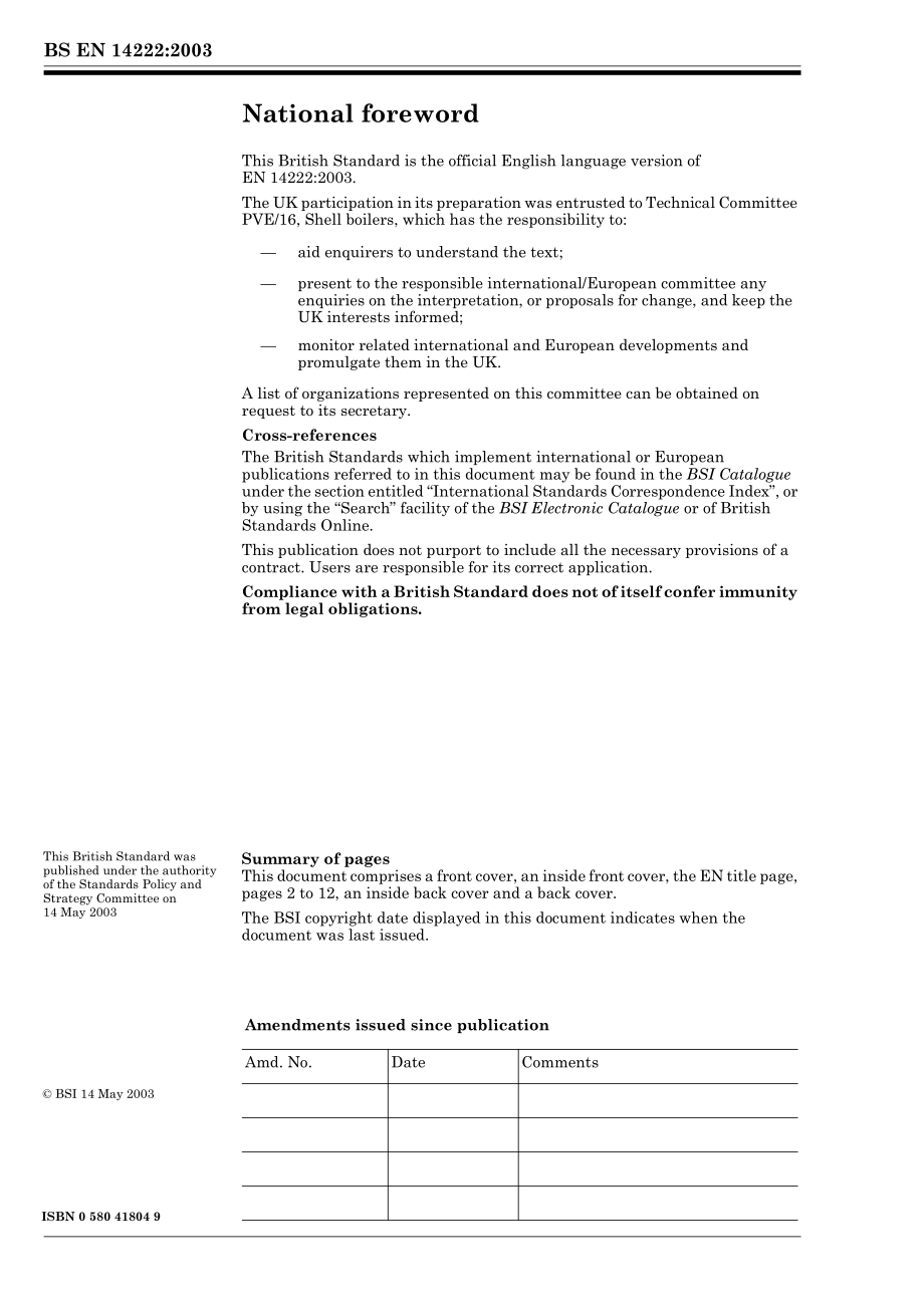 [www.staffempire.com]-BS EN 14222-2003 Stainless steel shell boilers.pdf_第2页