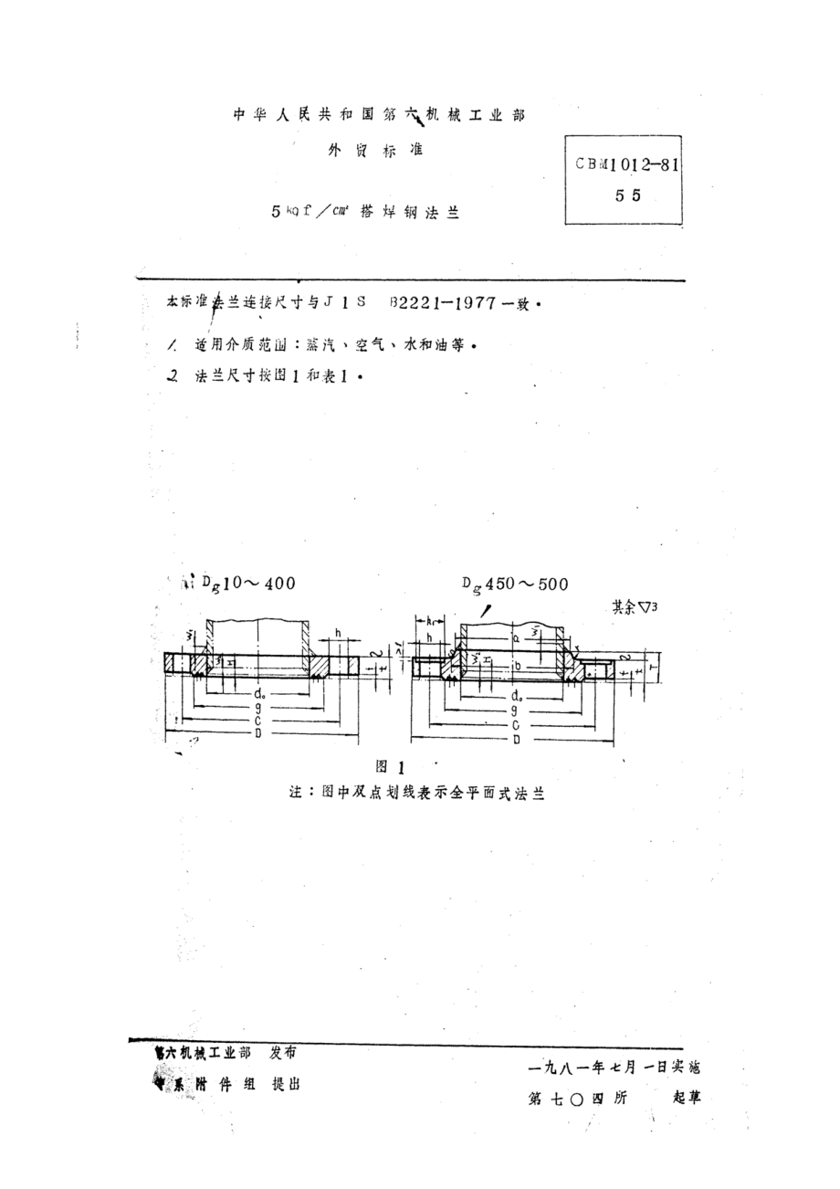 [www.staffempire.com]-5kgf／cm2搭焊钢法兰（CBM1012-81）.pdf_第1页