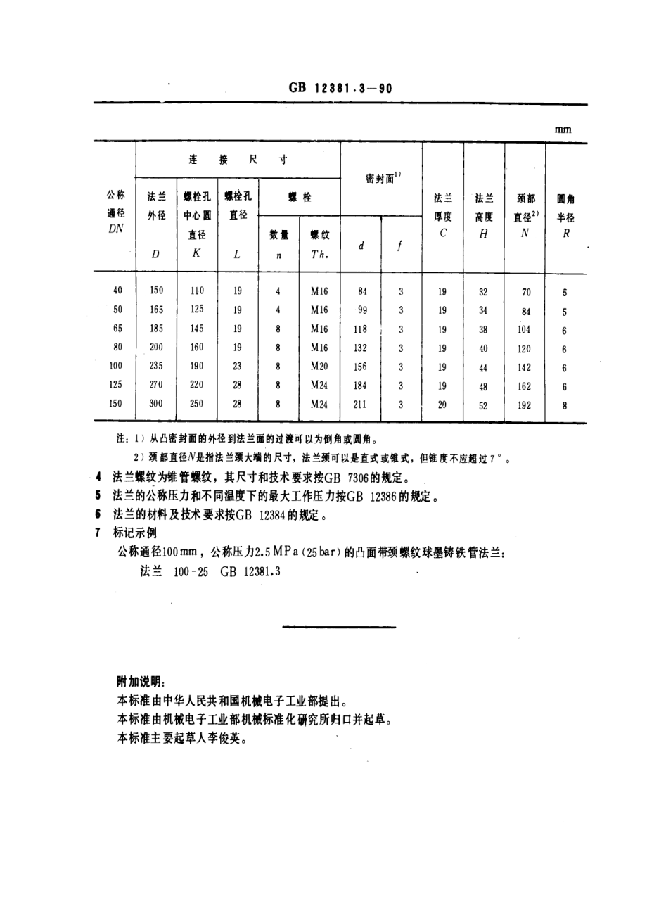 [www.staffempire.com]-GB 12381.3-1990凸面带颈螺纹球墨铸铁管法兰（PN2.5).pdf_第2页