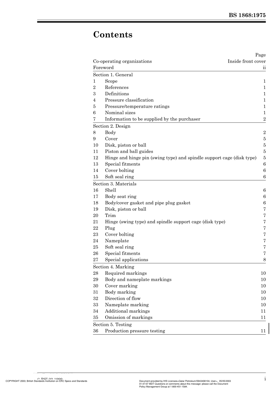 [www.staffempire.com]-BS 1868-1975(R1990) Steel check valves(flanged and butt-welding ends) for the petroleum,petrochemical and allied industries.pdf_第3页