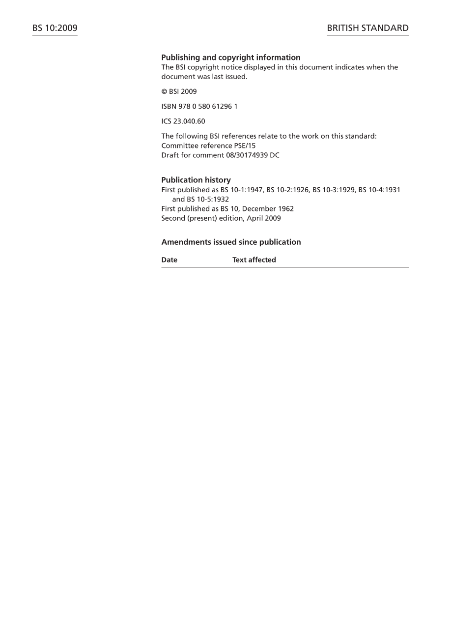 [www.staffempire.com]-BS 10-2009 Publishing and copyright information he BSI copyright notice displayed in this document indicates when the document was last issued..pdf_第2页