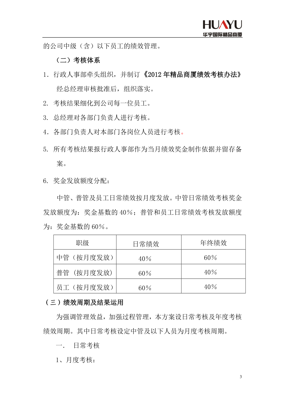 【新增】-商厦绩效考核方案.doc_第3页