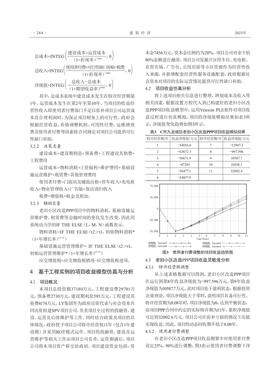 基于系统动力学的老旧小区改造PPP项目收益研究.pdf_第3页