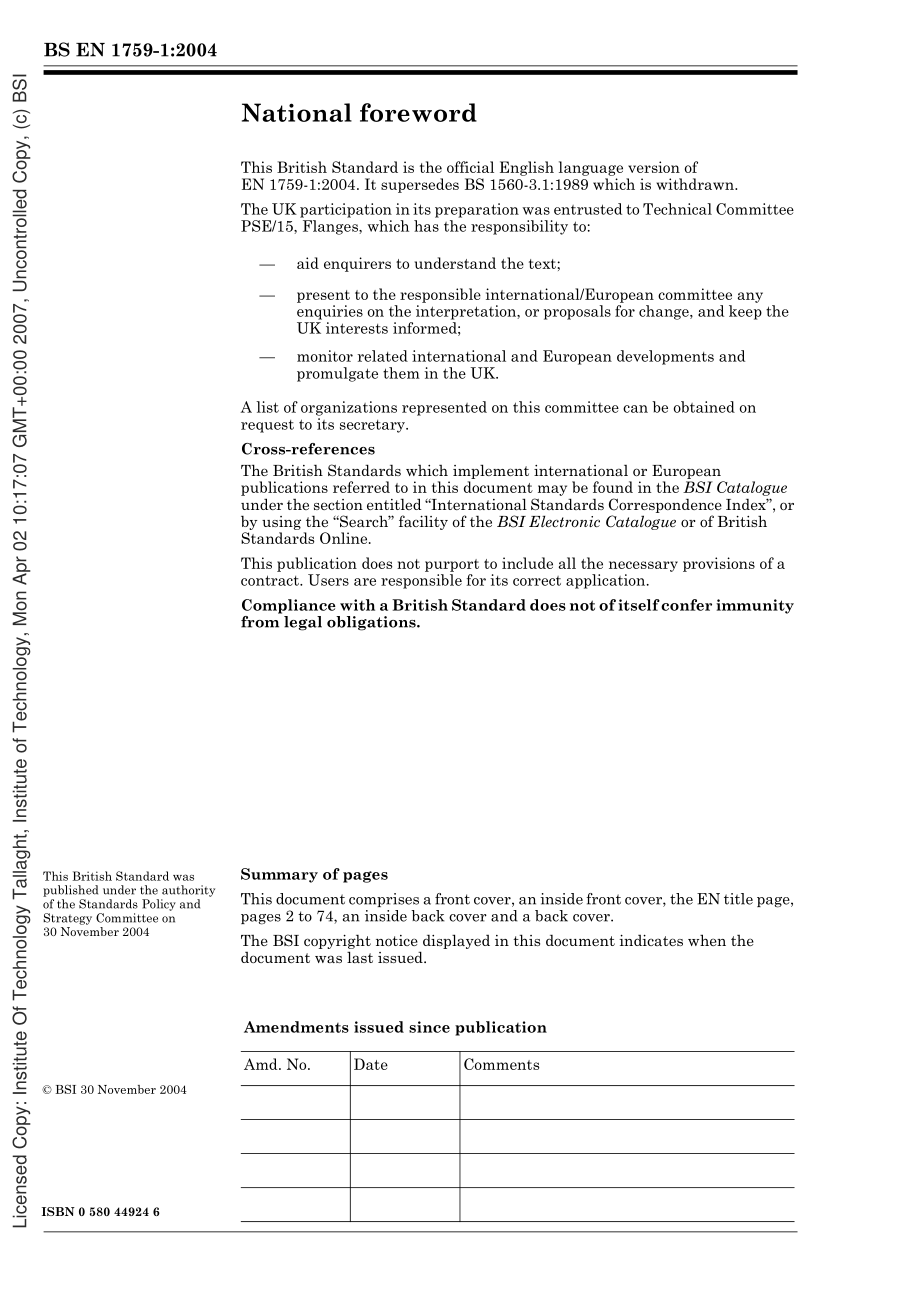 [www.staffempire.com]-BS EN 1759-1 2004.pdf_第2页