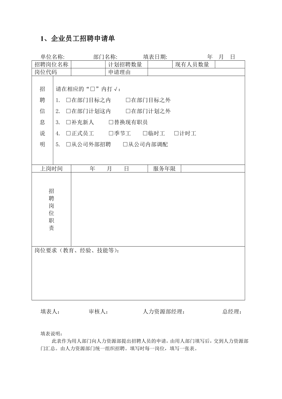 【入职】员工招聘录用表单大全.doc_第2页