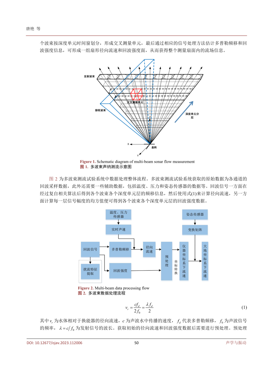 基于自相关估计和回波强度联合加权的多波束分层数据处理方法.pdf_第3页