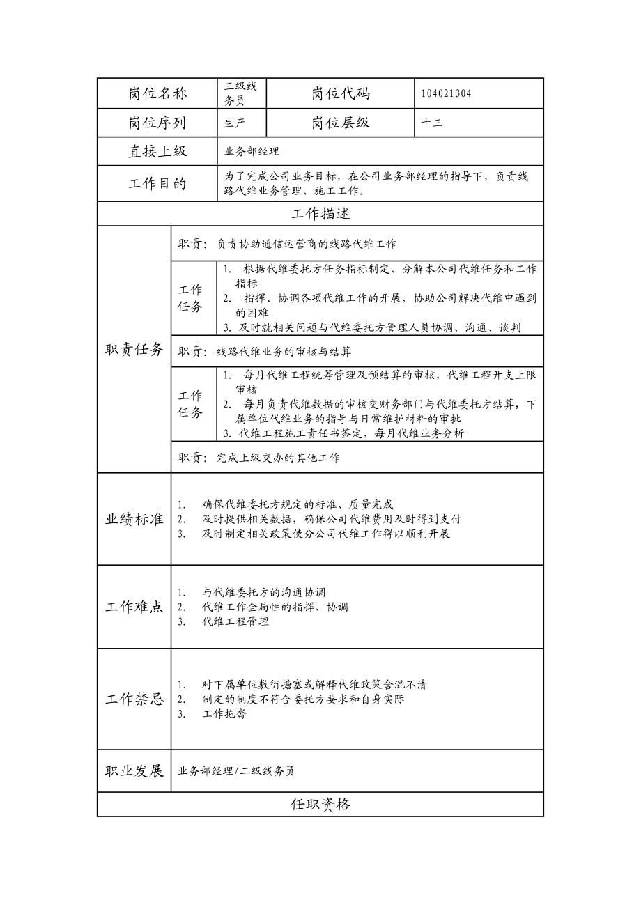 104021304 三级线务员.doc_第1页