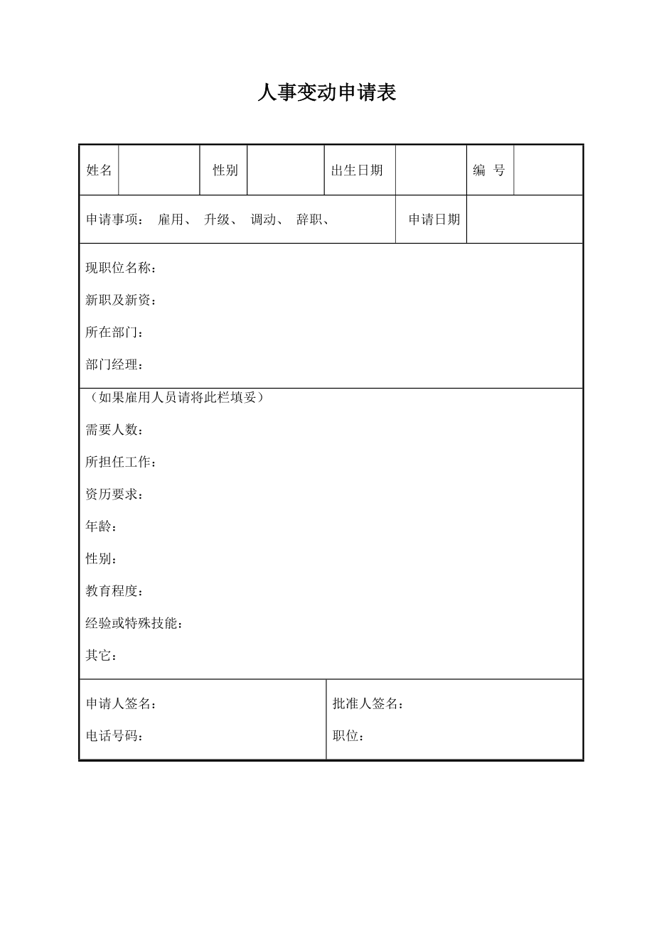 人事变动申请表 (2).doc_第1页