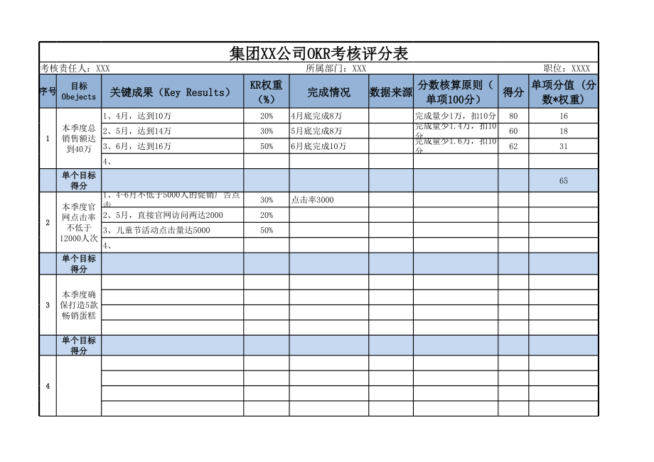 集团OKR考核评分表(示例).xlsx_第1页