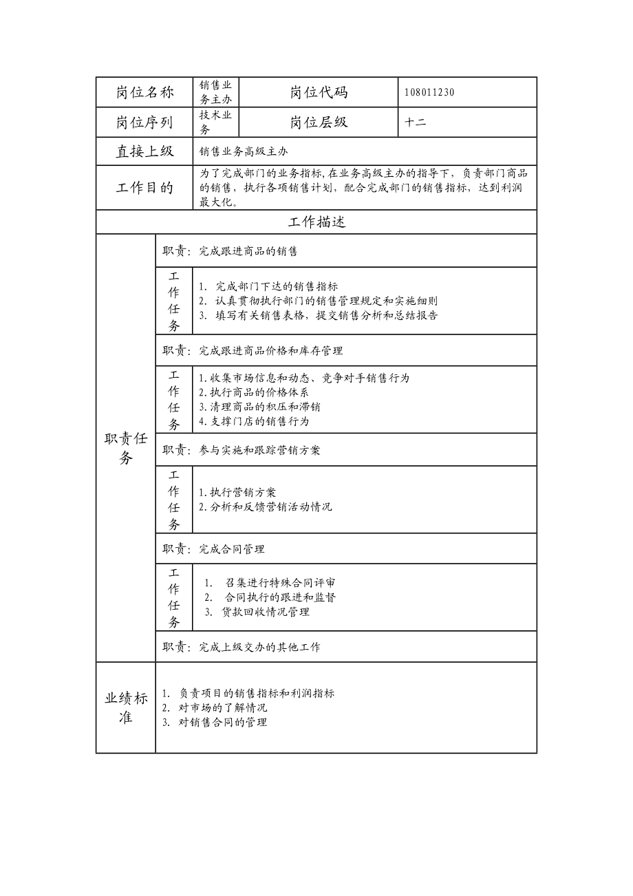 108011230 销售业务主办.doc_第1页