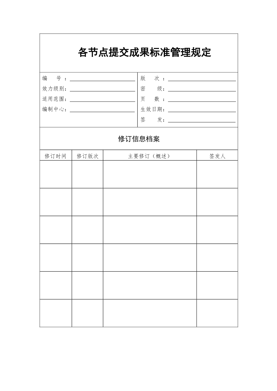 建筑设计院方案各节点提交成果标准管理规定.docx_第1页