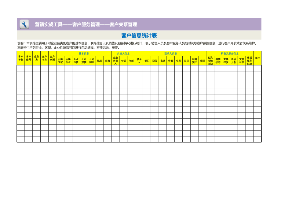 客户信息统计表 (2).xls_第1页